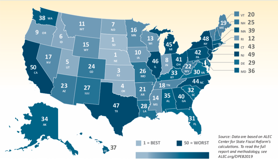 Connecticut has $33 billion in unfunded OPEB liability, according to report