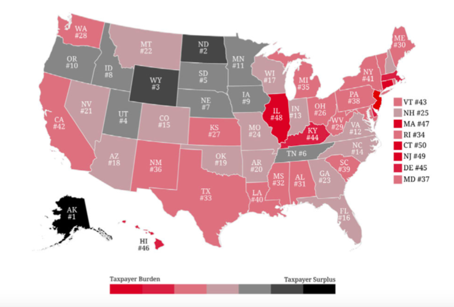 Connecticut has highest taxpayer debt in the country, according to report